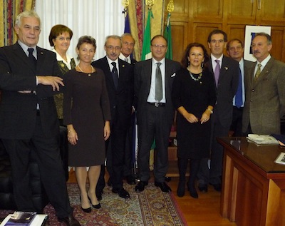 I Lions VALTELLINESI e il benvenuto al Prefetto Casabona